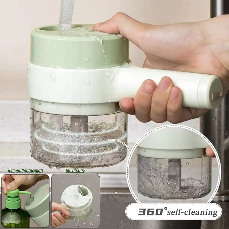Wireless Handy Electric Vegetable Chopper(4 in 1)