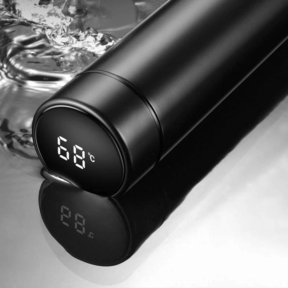 Stainless Steel Temperature Water Bottle (With LCD smart display)