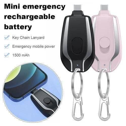 Mini Power Bank with Keychain