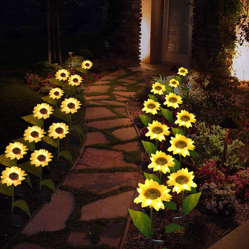 Sunflower Solar Powered Light (Multi Sets)