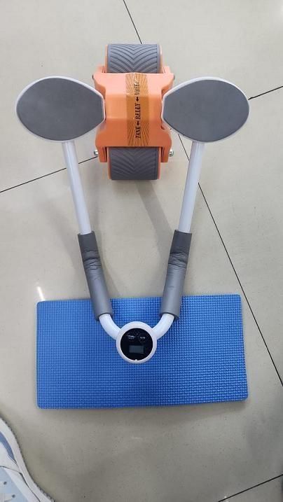 Abdominal Exercise Roller  (Automatic Rebound Workout Wheels with Timer)