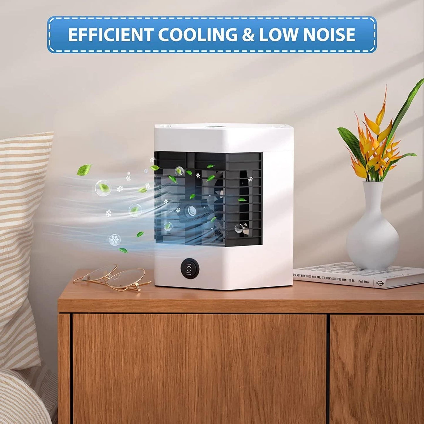 ini Air Conditioner ARCTIC COOLER Air Cooler Humidifier Mini Portable Air Cooler Fan Arctic Air Personal Space Cooler The Quick & Easy Way to Cool Any Space Air Conditioner