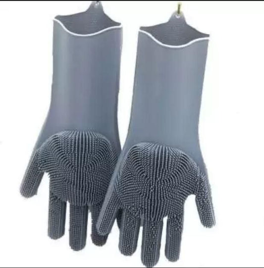 Silicon dishwashing gloves (heat resistant)