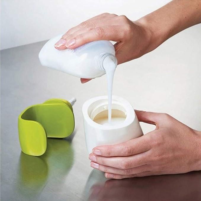 C Shape One Hand Operate Bathroom Dispenser Bottle(Hand Washing)