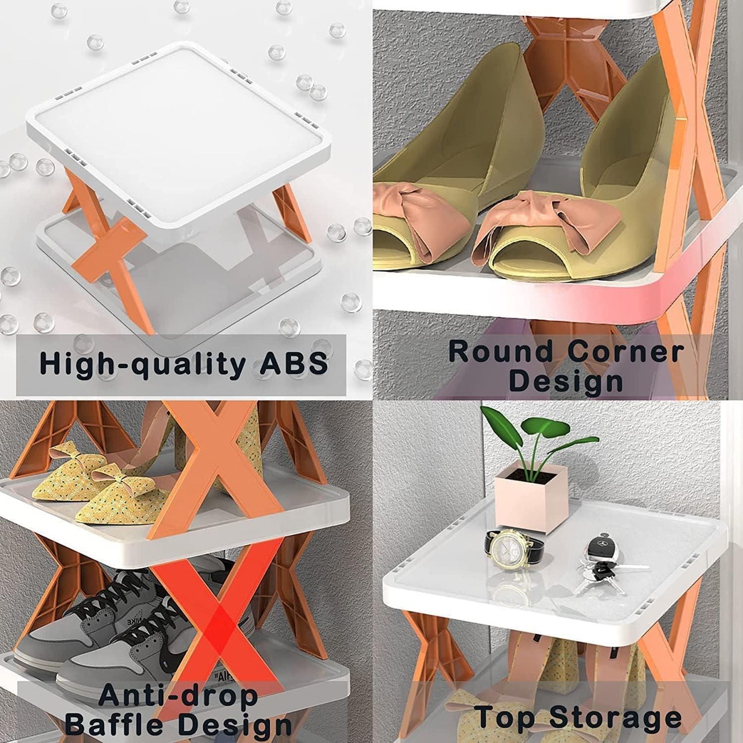 Smart Foldable Shoes Shelf (5 Tier Shoe Rack)