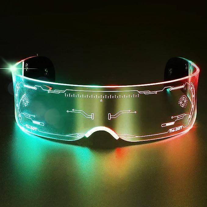 Luminous Glasses for Parties , Halloween cosplay party