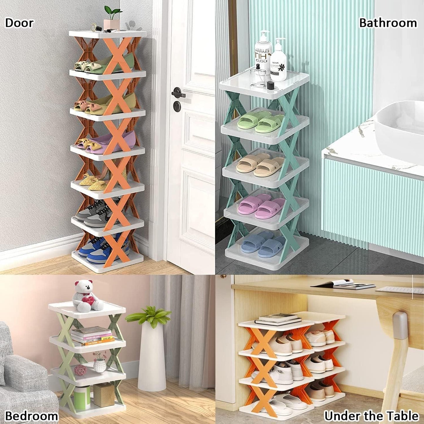 Smart Foldable Shoes Shelf (5 Tier Shoe Rack)