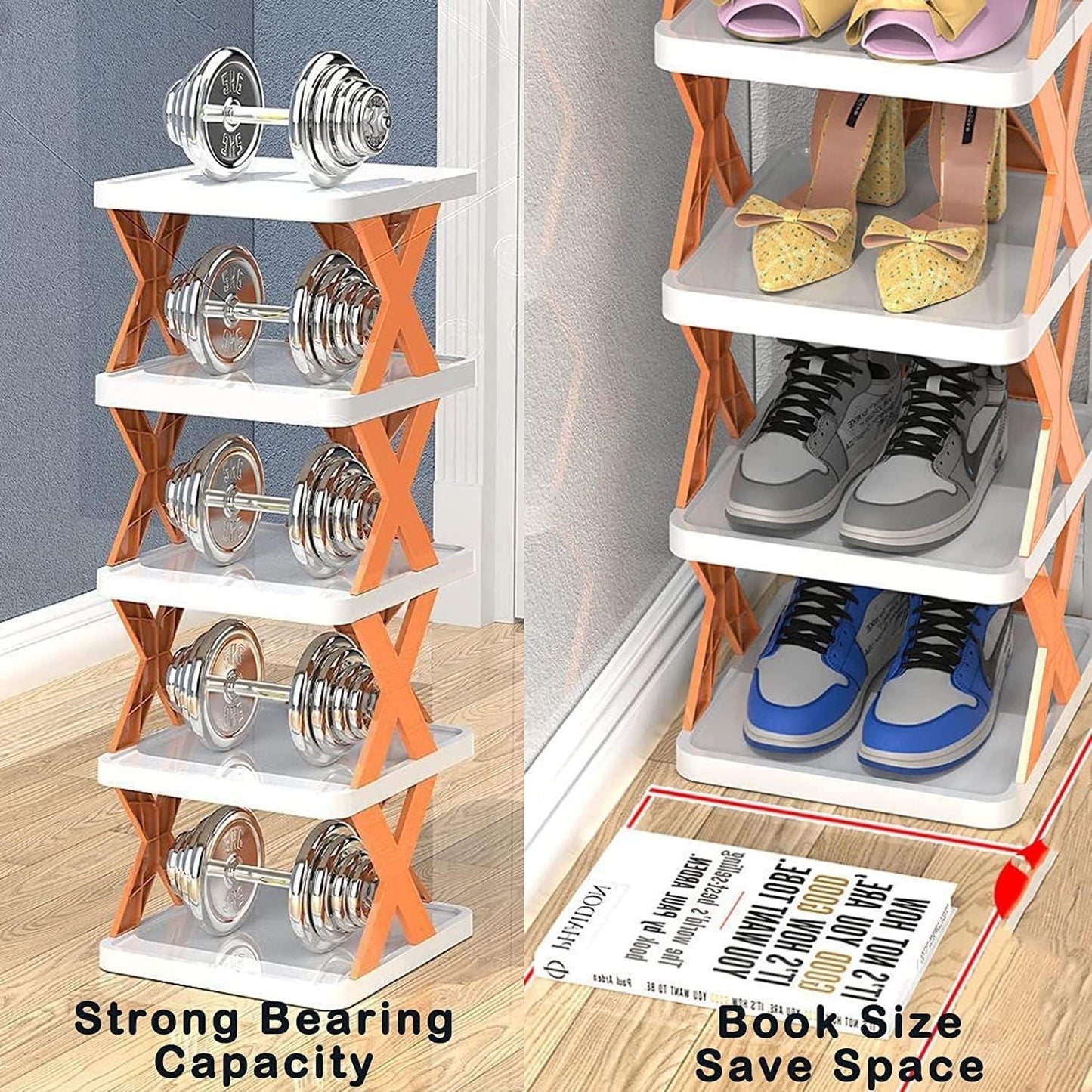 Smart Foldable Shoes Shelf (5 Tier Shoe Rack)